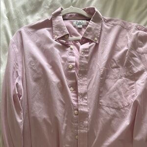 Men's Pink Button-Down Shirt